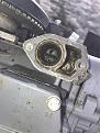 50 TLRC YAMAHA  2004   Thermostat cavity.